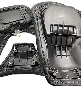 ブラック ダイヤモンドキルティング バイクシート ドラッグスペシャリティーズ ボバースタイル ソロシート ダブル